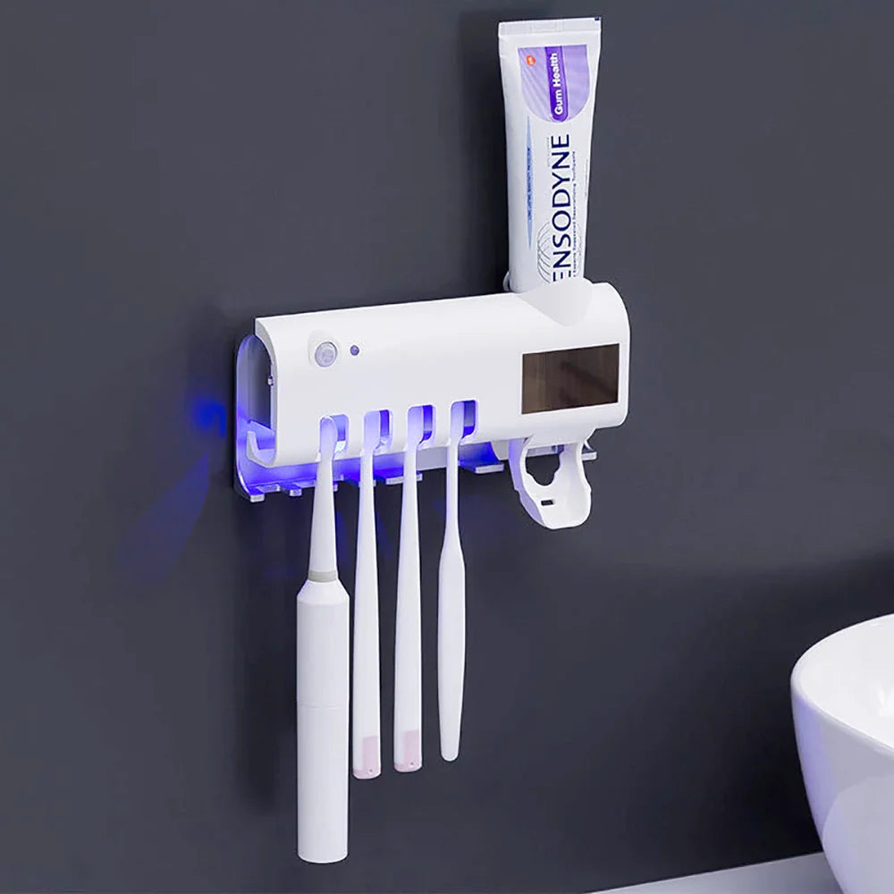 UV Light Toothbrush Cleaner & Dispenser