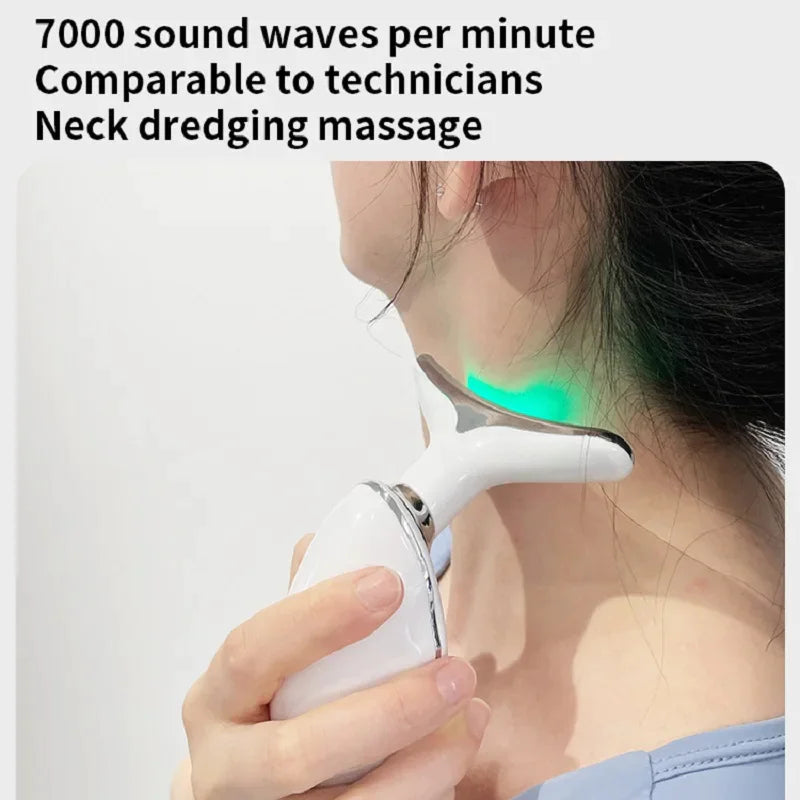 LED Photon Therapy Neck & Face Lifting Massager