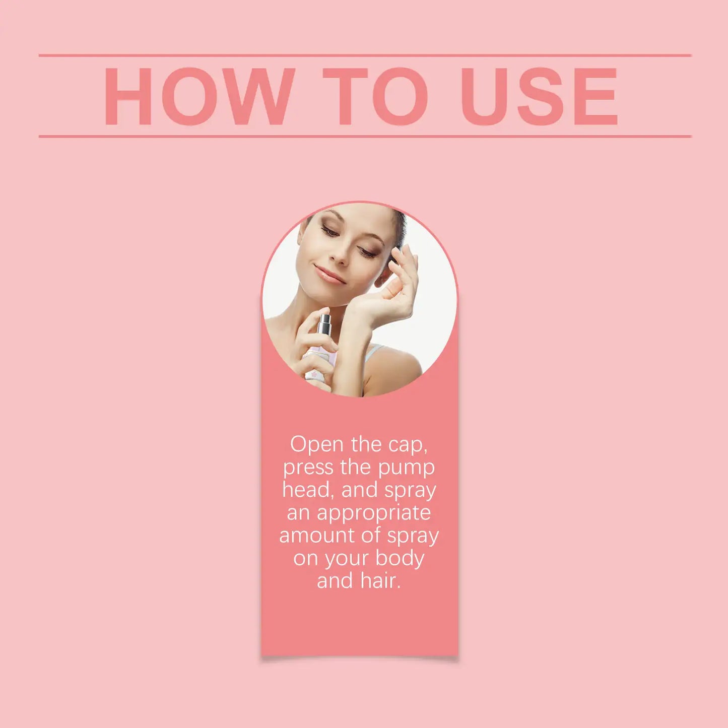 EELHOE Rose Body Perfume Spray