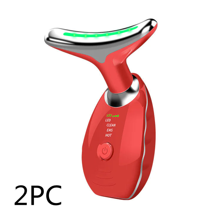 LED Photon Therapy Neck & Face Lifting Massager