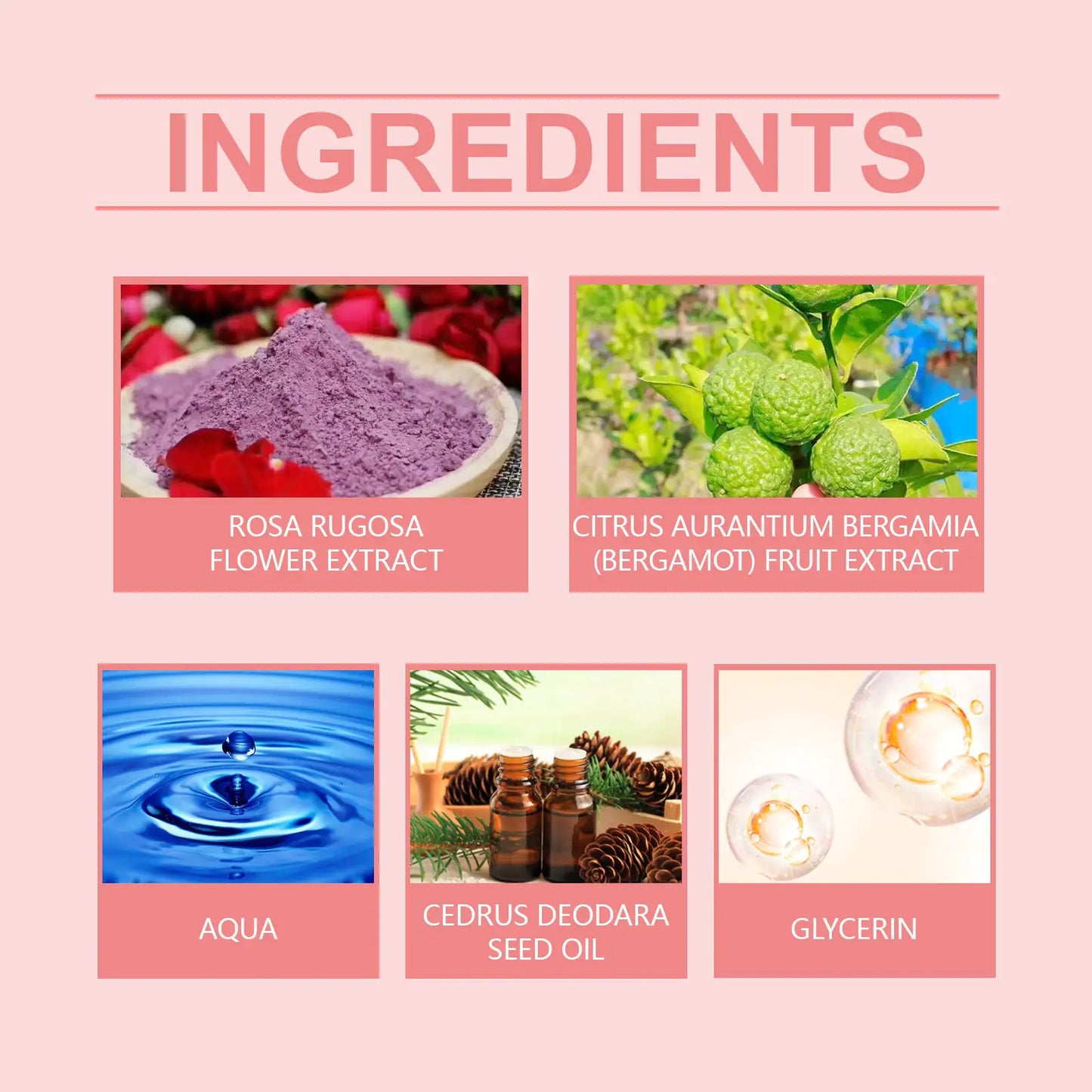 EELHOE Rose Body Perfume Spray