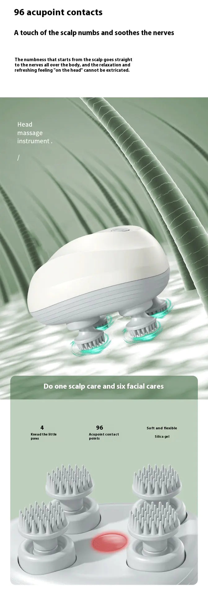 Rechargeable Octopus Neck & Head Massager