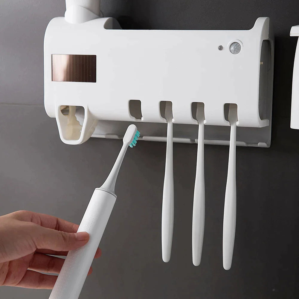 UV Light Toothbrush Cleaner & Dispenser