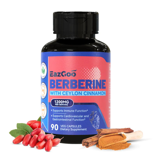 EAZGOO Berberine 1200mg with Cinnamon