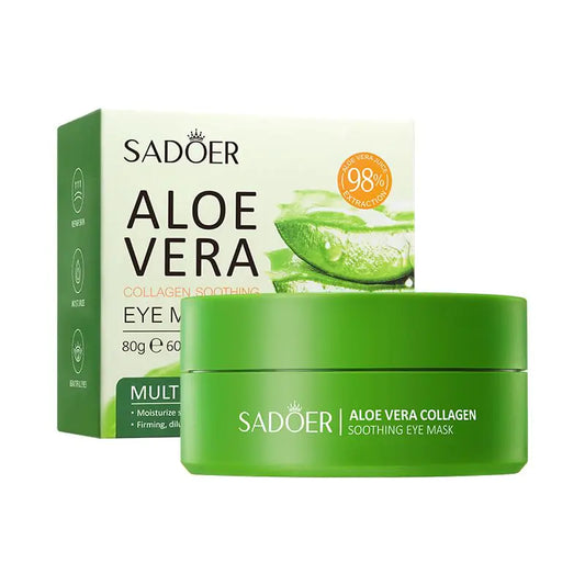 OAKSII Aloe Vera Under Eye Patches (60pcs) – Dark Circles, Puffiness & Wrinkles