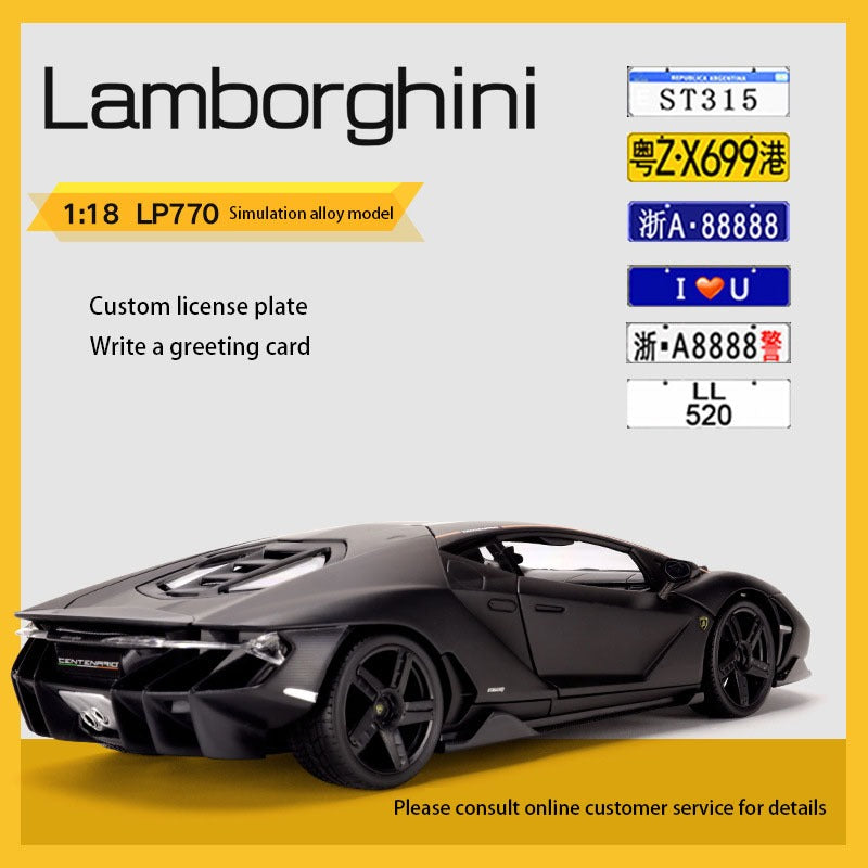 1:18 Diecast Sports Car Model