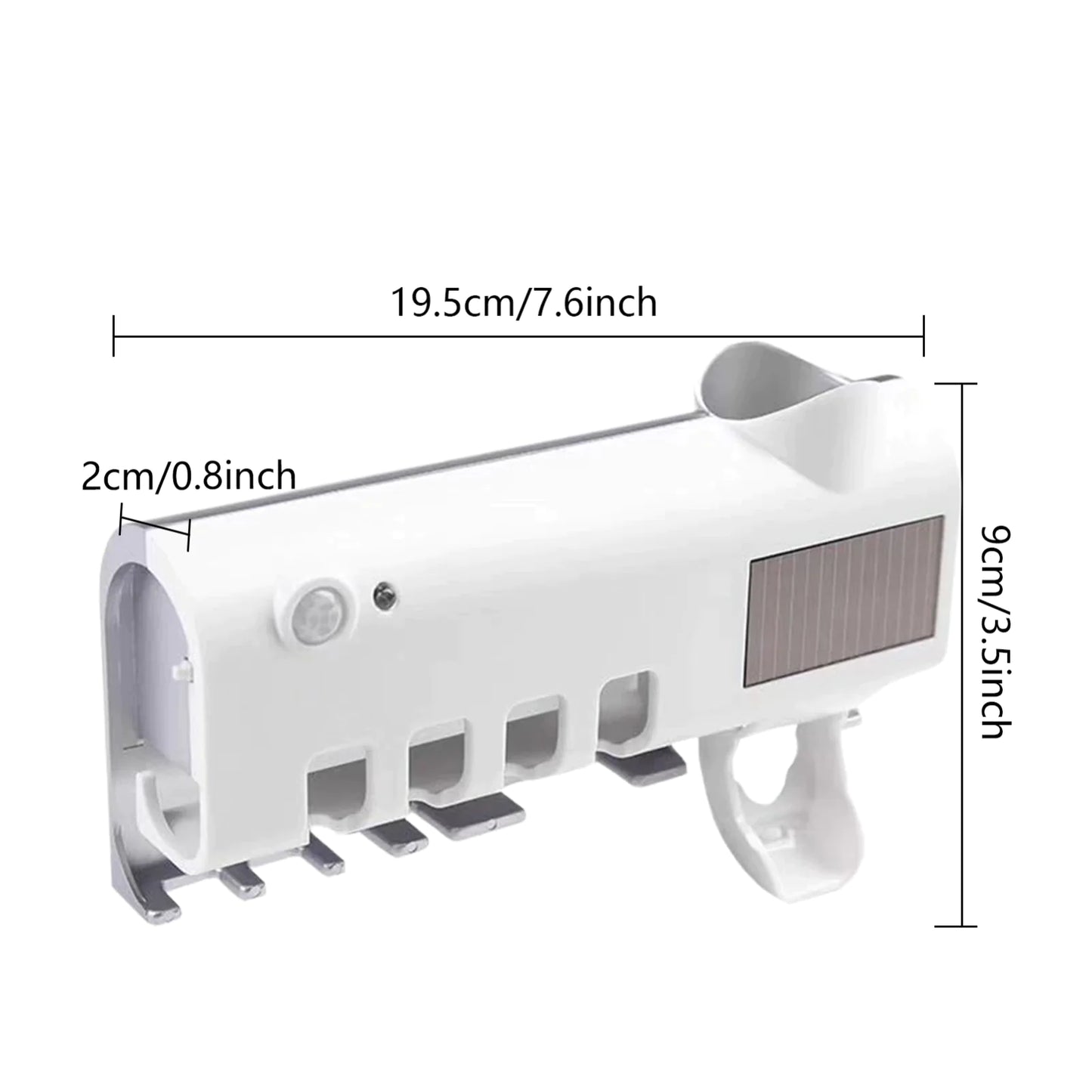 UV Light Toothbrush Cleaner & Dispenser