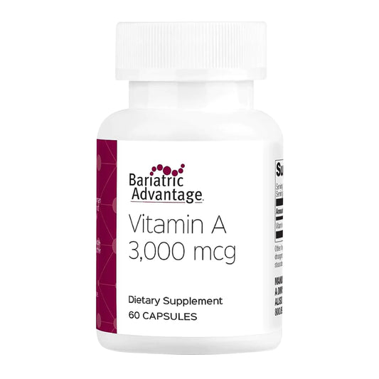 Bariatric Advantage Vitamin A 3000 mcg – 60 Easy-Digest Capsules for Eye Health